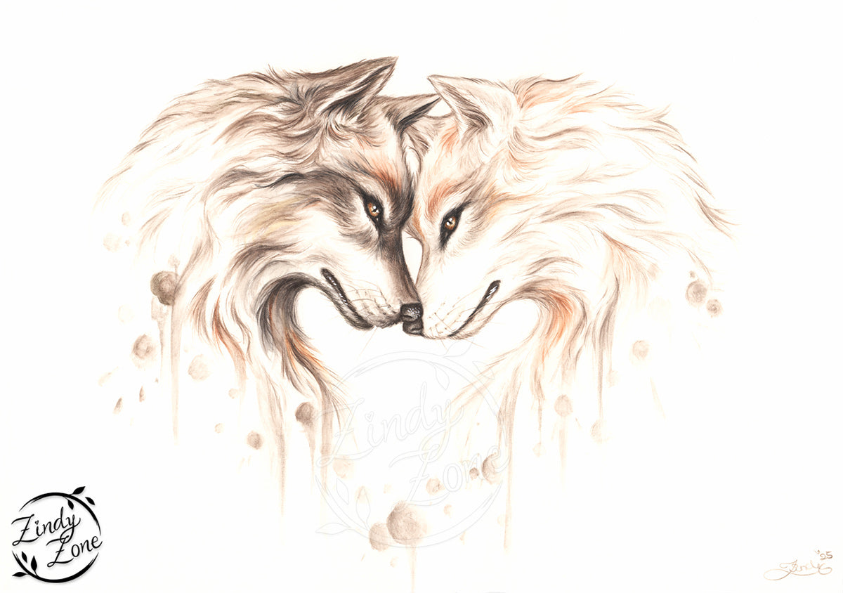 Always You - Wolves Art Print