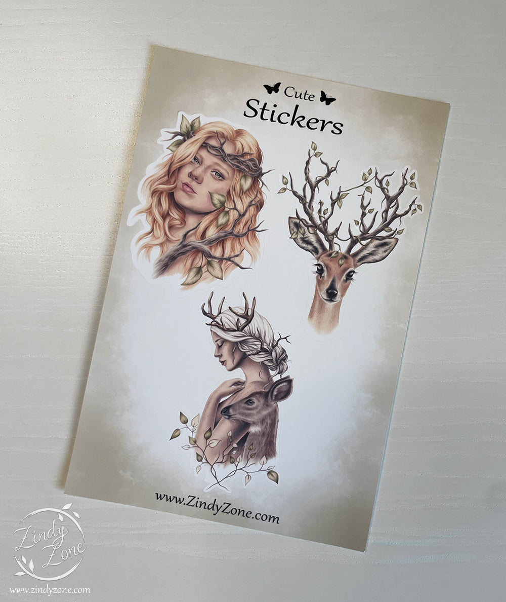 Autumn Souls Stickers Sheet - Matte