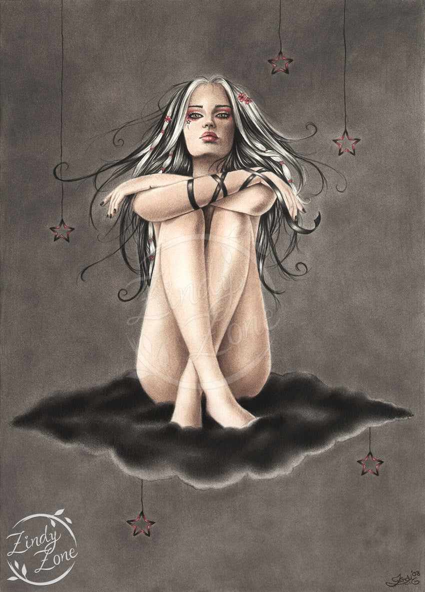 Black Sky Art Print