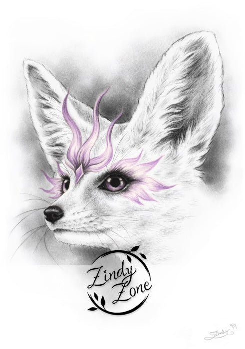 Crystal Spirit - Fennec Fox Tube