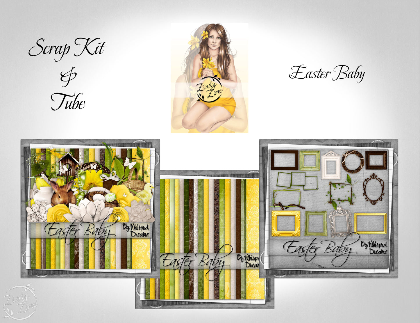 Easter Baby - Scrap Kit and Tube Pack