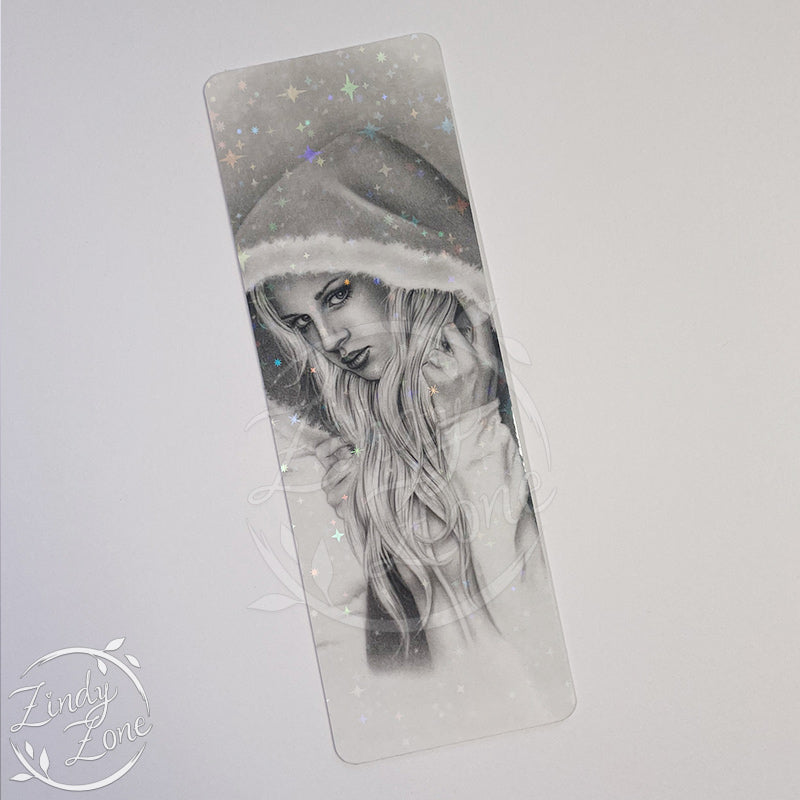 First Snow Glitter Bookmark
