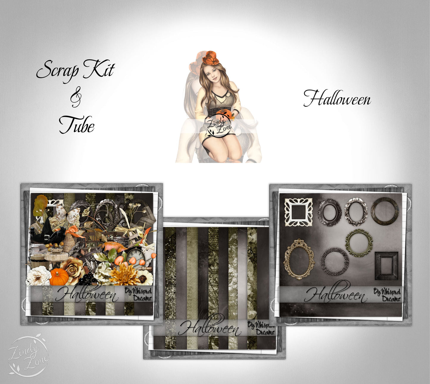 Halloween - Scrap Kit and Tube Pack