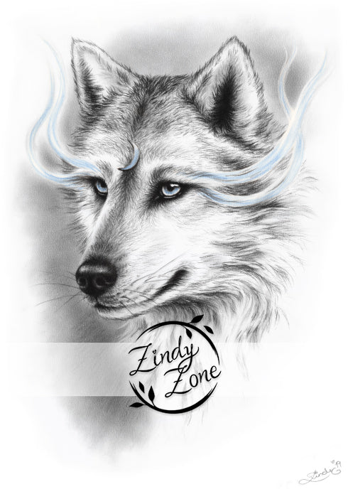 Moon Spirit Wolf Tube