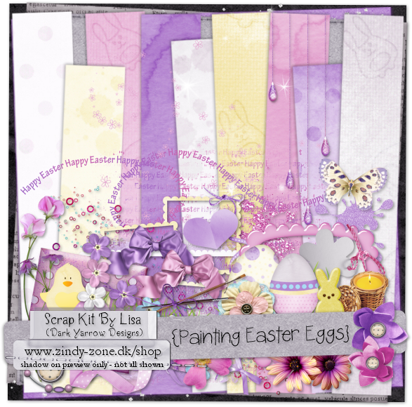 Painting Easter Eggs Scrap Kit