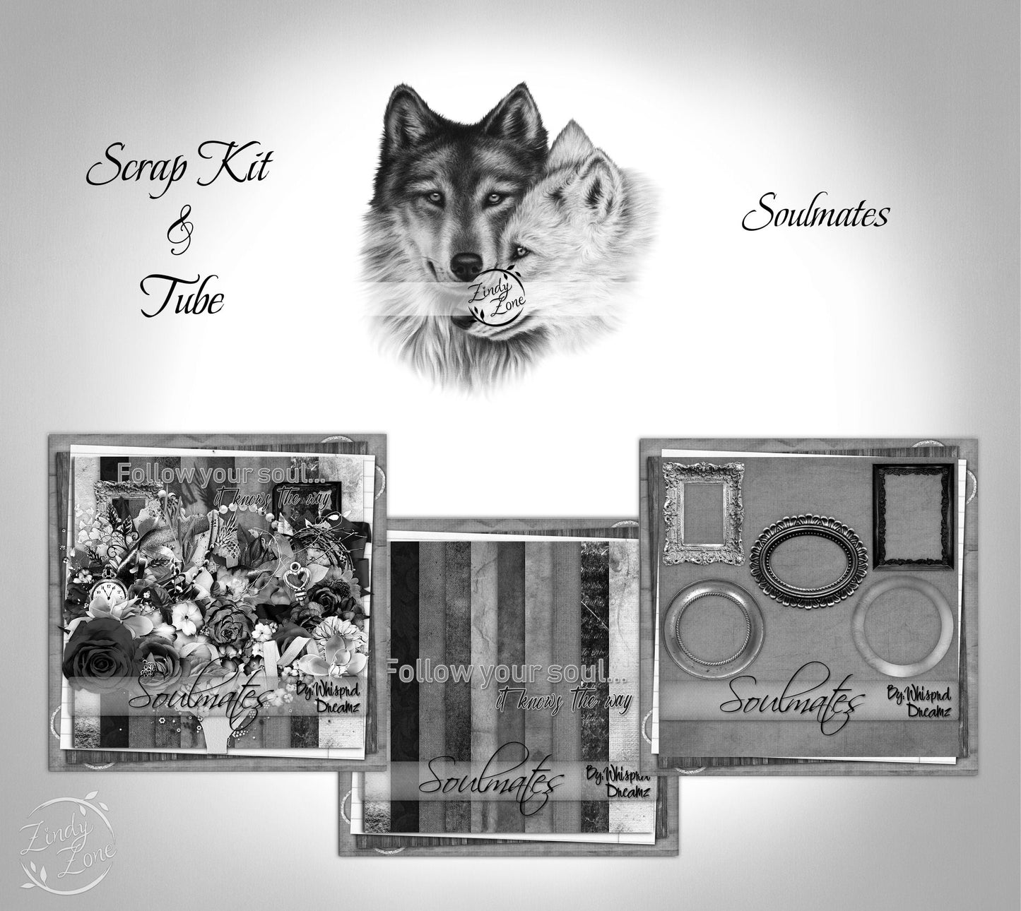 Soulmates - Scrap Kit and Tube Pack