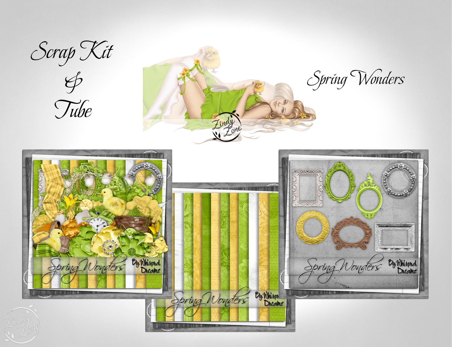 Spring Wonders - Scrap Kit and Tube Pack