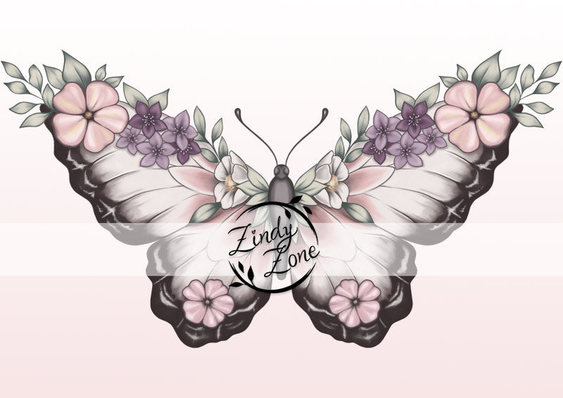 Summer Flower Butterfly Tube
