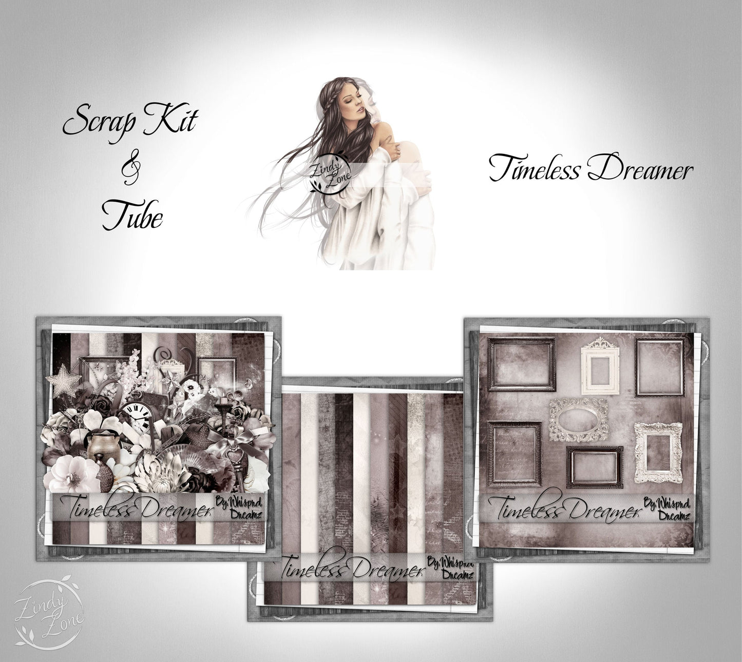 Timeless Dreamer - Scrap Kit and Tube Pack