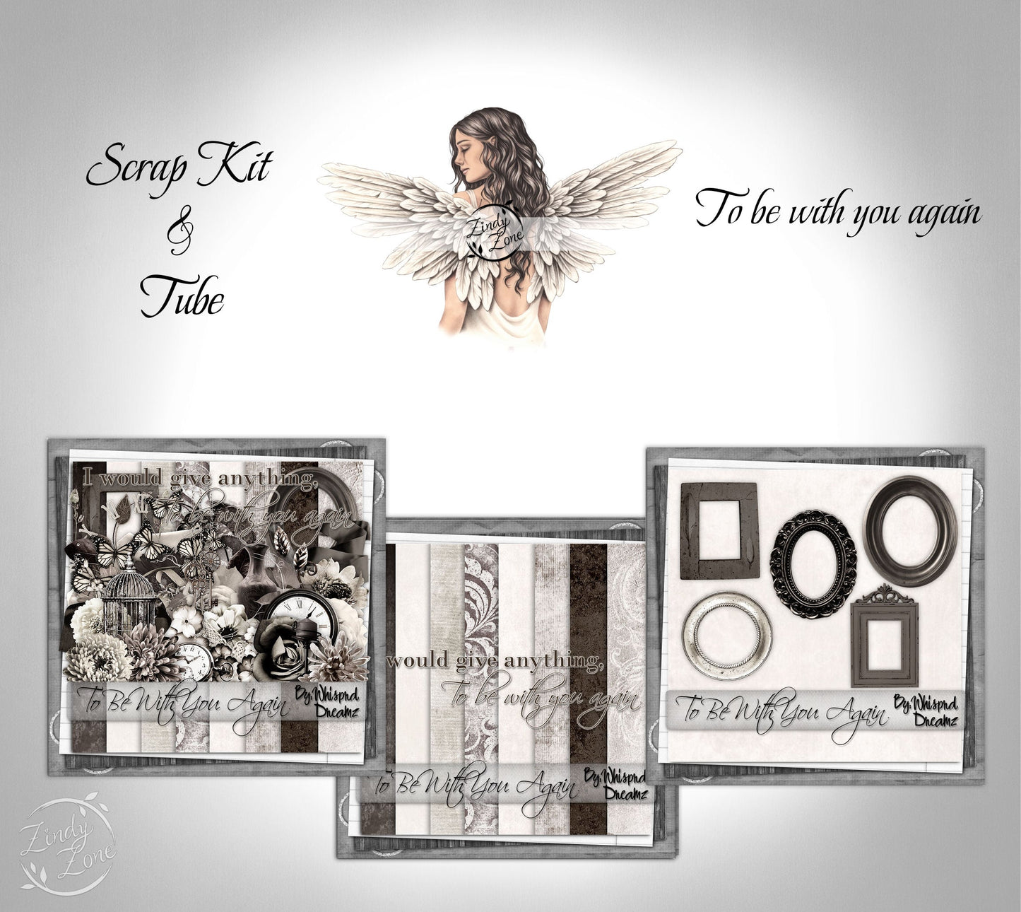 To be with you again - Scrap Kit and Tube Pack