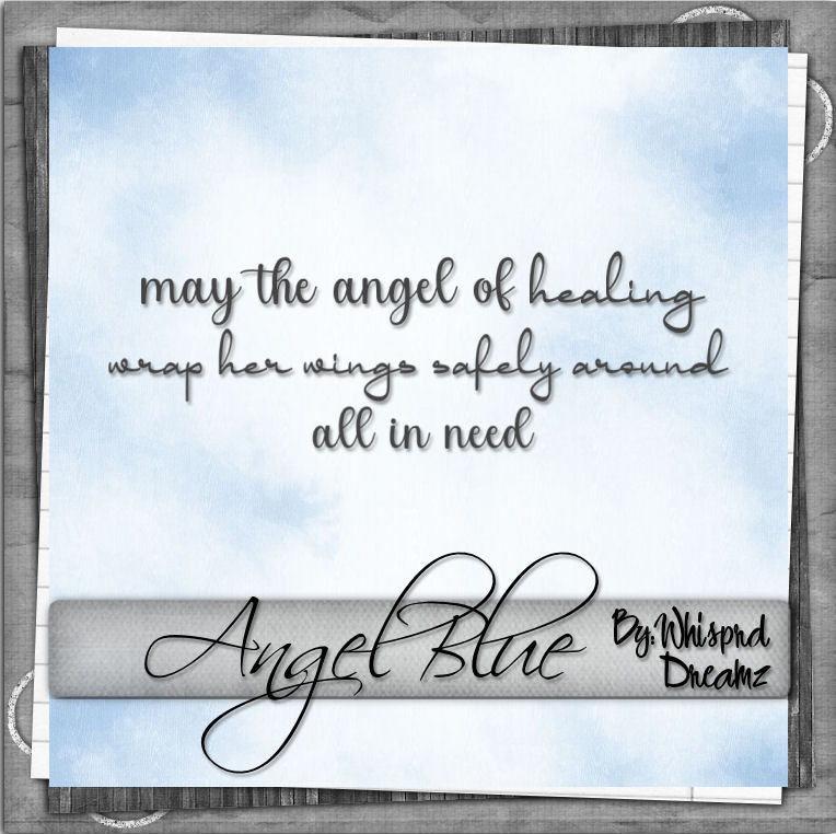 Angel Blue Scrap Kit