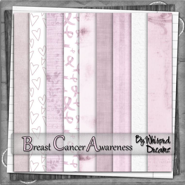 Breast Cancer Awareness Scrap Kit