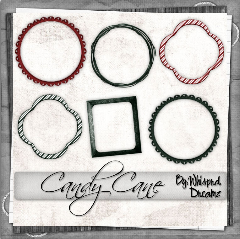 Candy Cane Scrap Kit