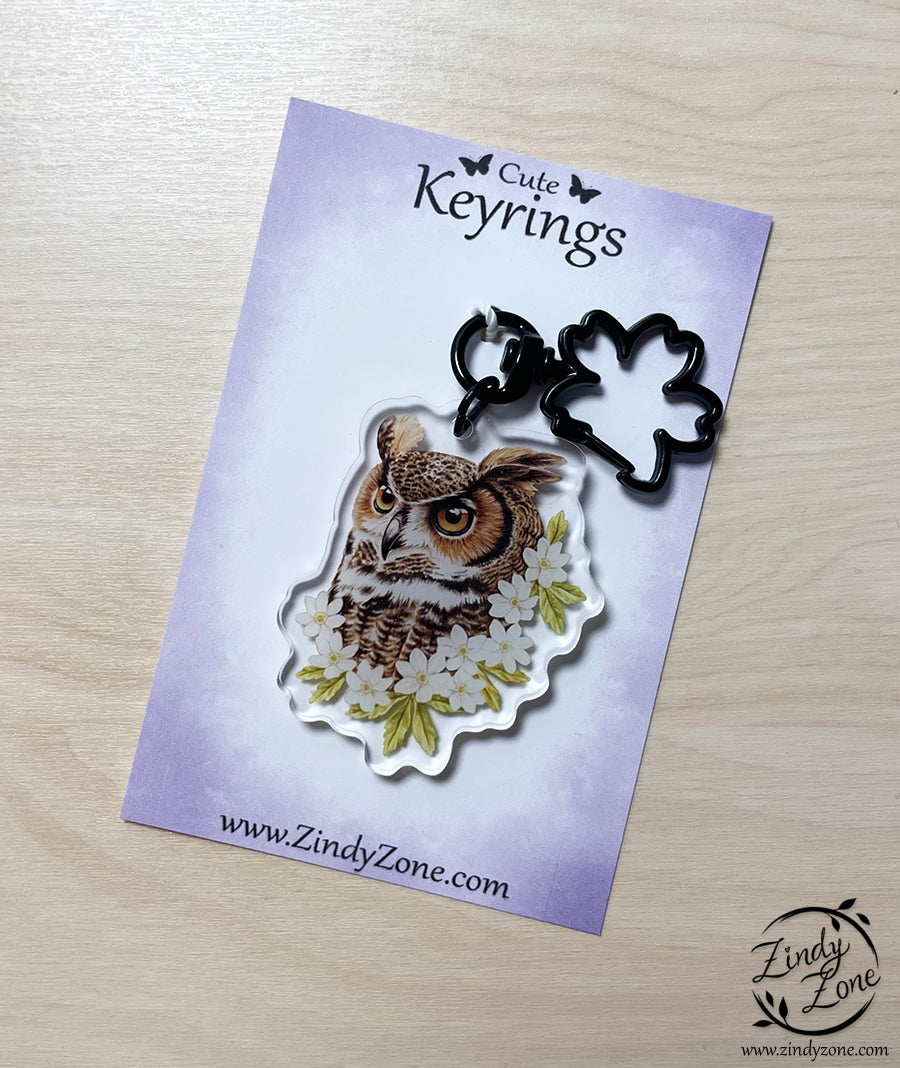 Wise Owl - Forest Animals Keyring