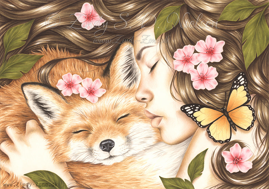 Summer Dream Grayscale Coloring Page