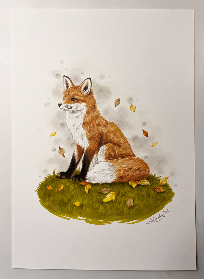 Autumn Fox Original Artwork