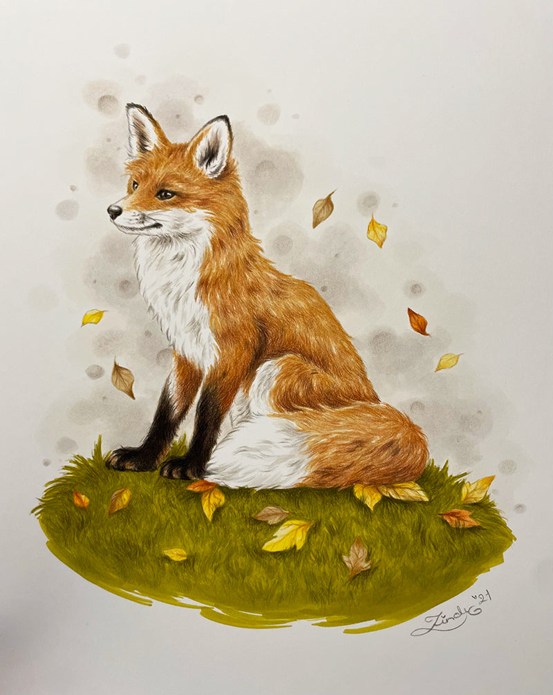 Autumn Fox Original Artwork