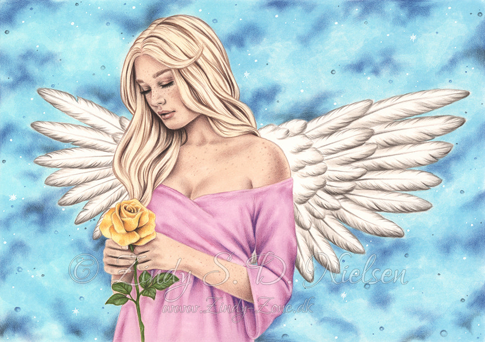 Blissful Angel Original Artwork