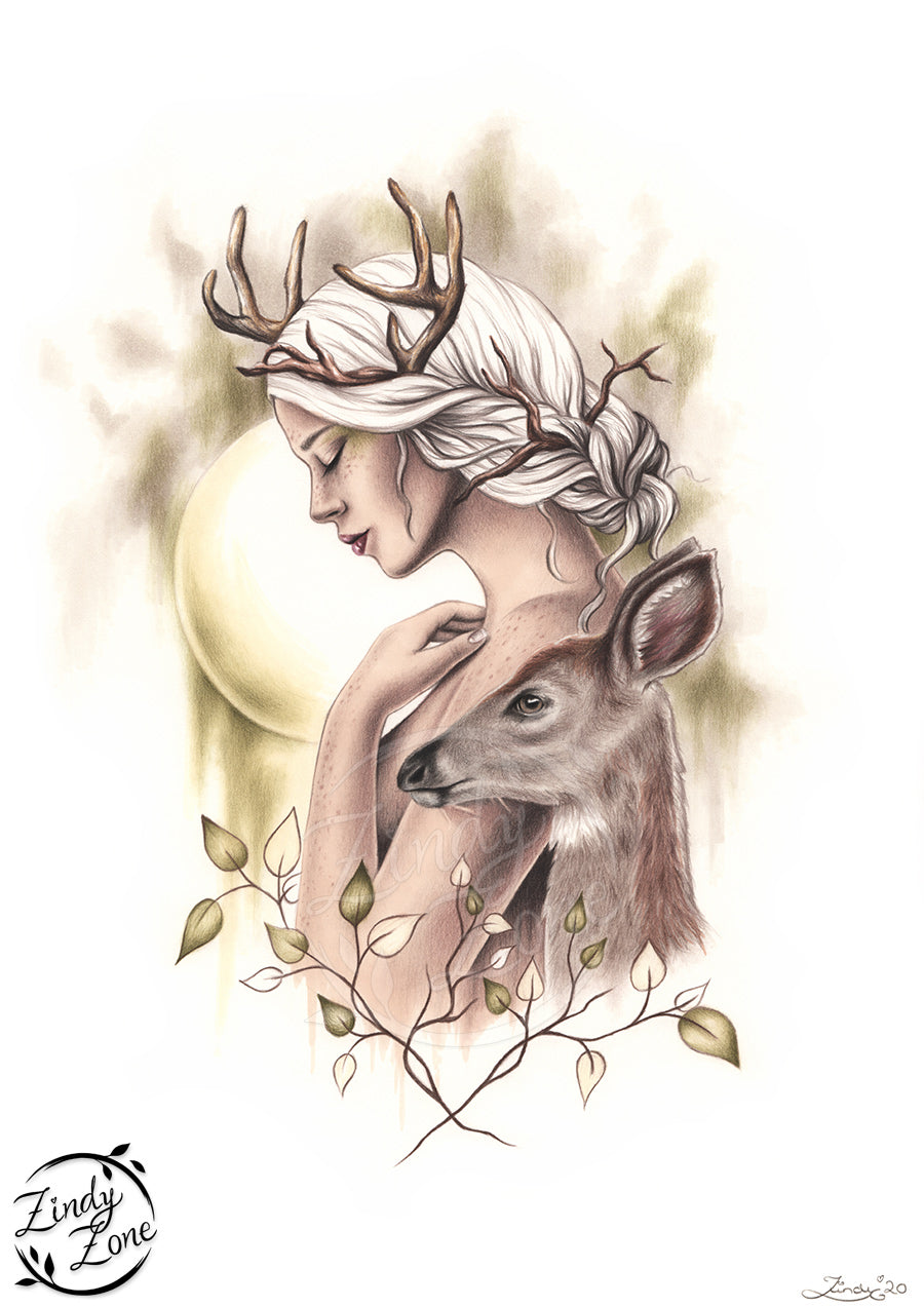 Connected by Nature Art Print