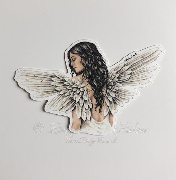 To be with you again Angel Sticker