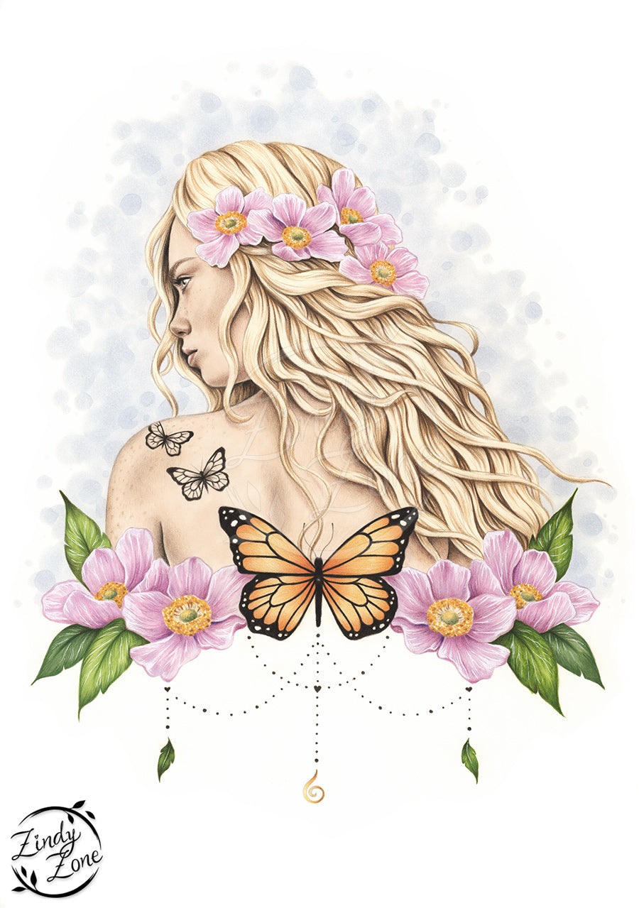 Summer of a past Art Print