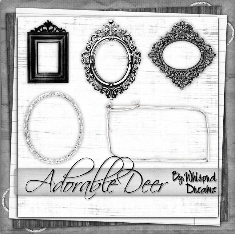 Adorable Deer Scrap Kit