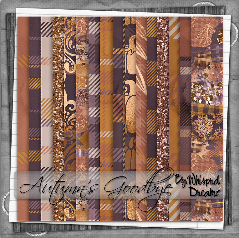 Autumn's Goodbye Scrap Kit