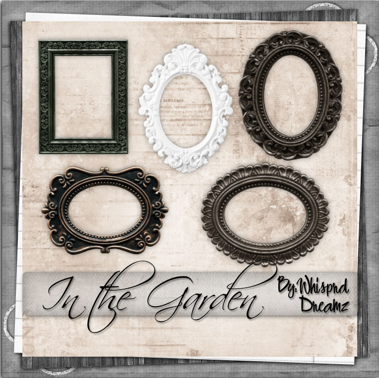 In the garden Scrap Kit