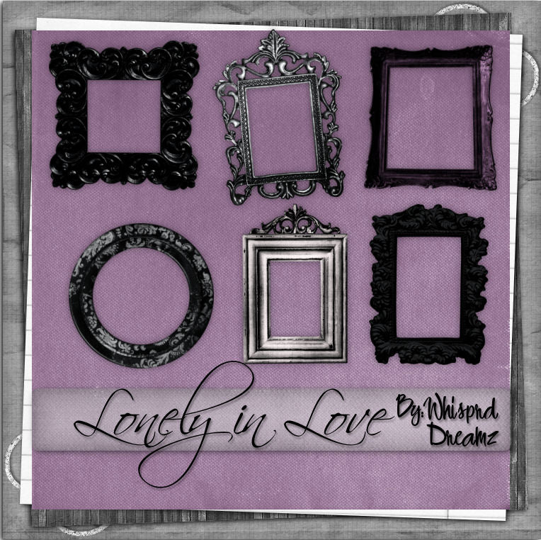 Lonely in love Scrap Kit