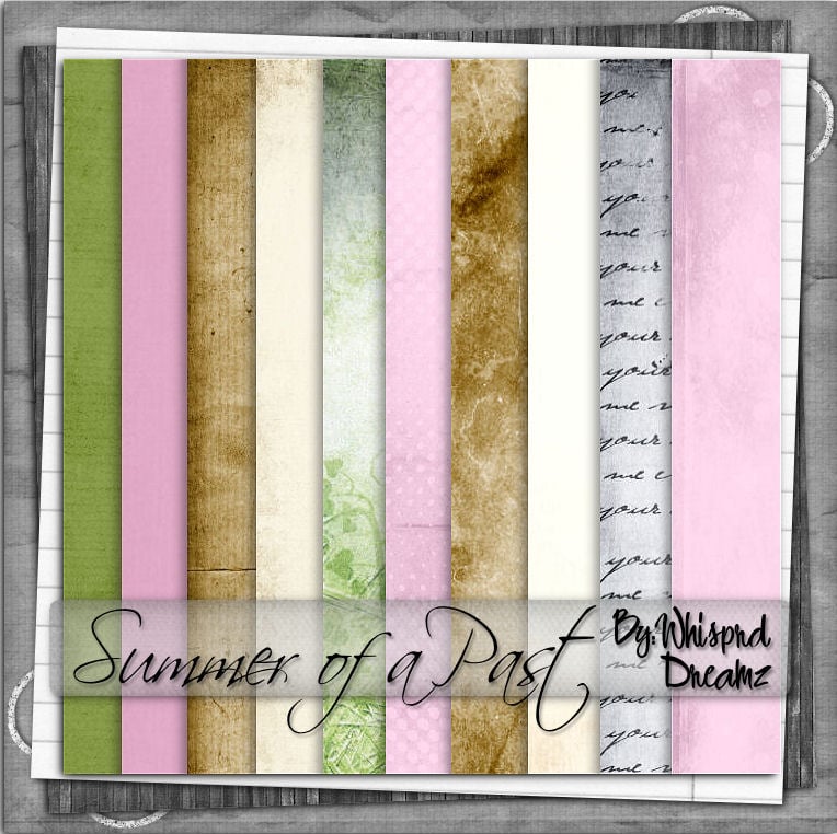Summer of the past Scrap Kit