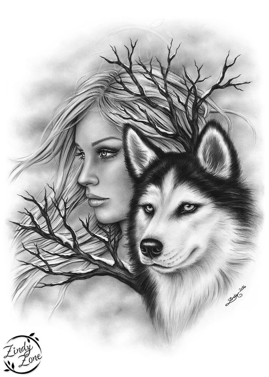 Winter Souls Art Print
