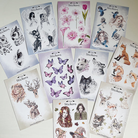 All new Sticker Sheets 🌷