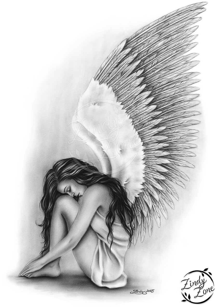 The Calm Angel Art Print