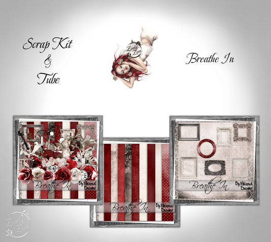 Breathe in - Scrap Kit and Tube Pack