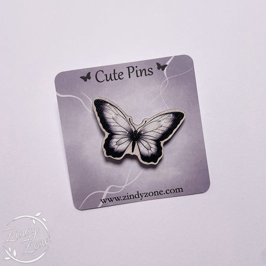 Butterfly Wood Pin
