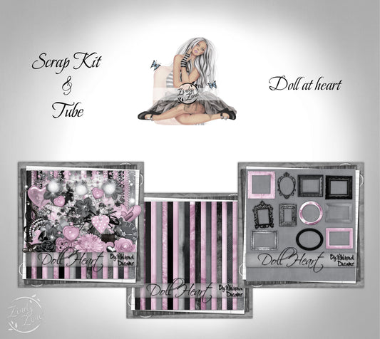 Doll at heart - Scrap Kit and Tube Pack