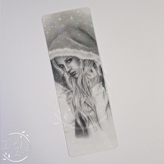 First Snow Glitter Bookmark