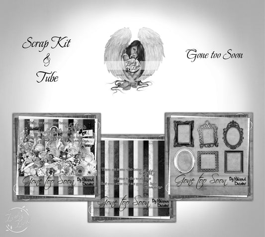 Gone too Soon Angel - Scrap Kit and Tube Pack