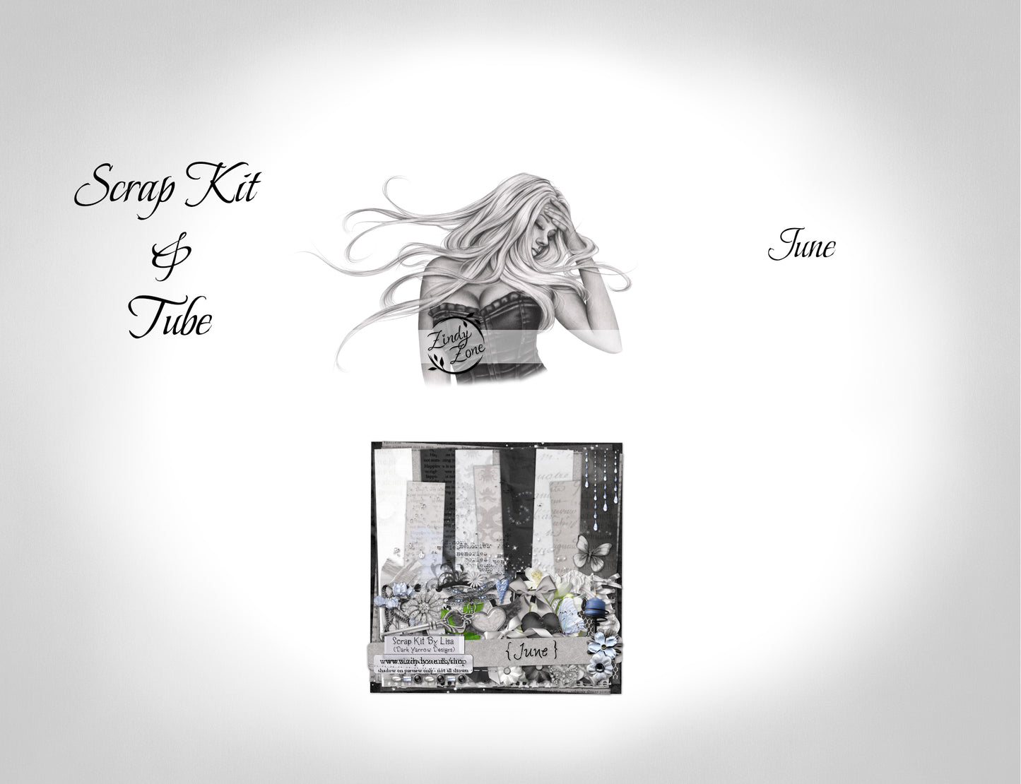 June - Scrap Kit and Tube Pack