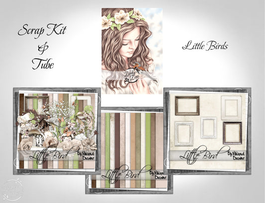 Little Bird - Scrap Kit and Tube Pack