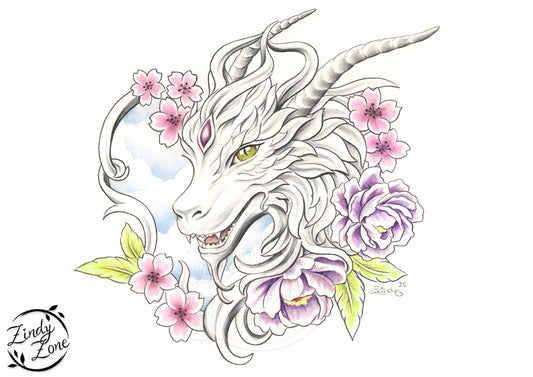 Spring Dragon Print