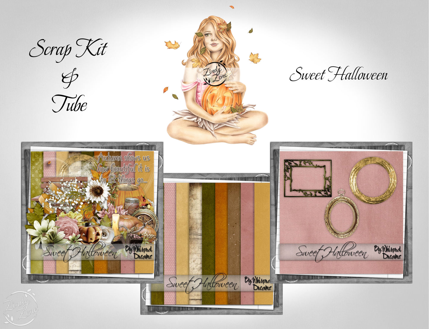 Sweet Halloween - Scrap Kit and Tube Pack