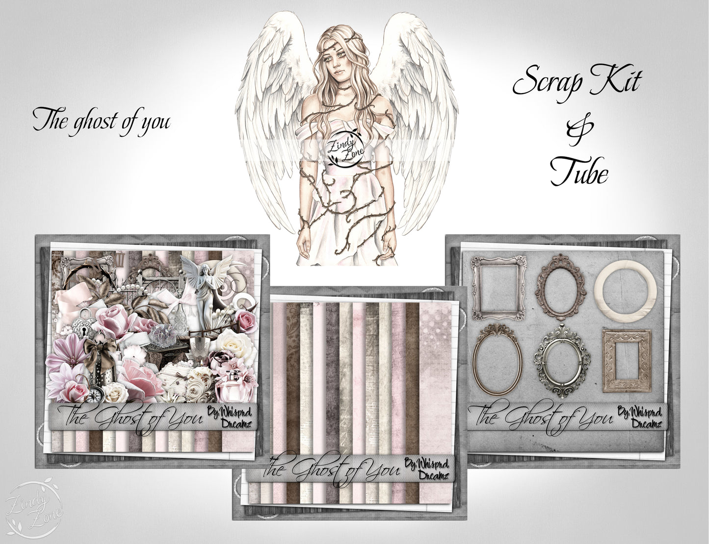 The ghost of you - Scrap Kit and Tube Pack