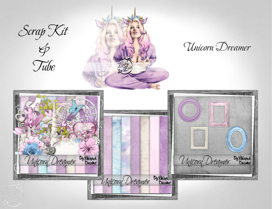 Unicorn Dreamer - Scrap Kit and Tube Pack