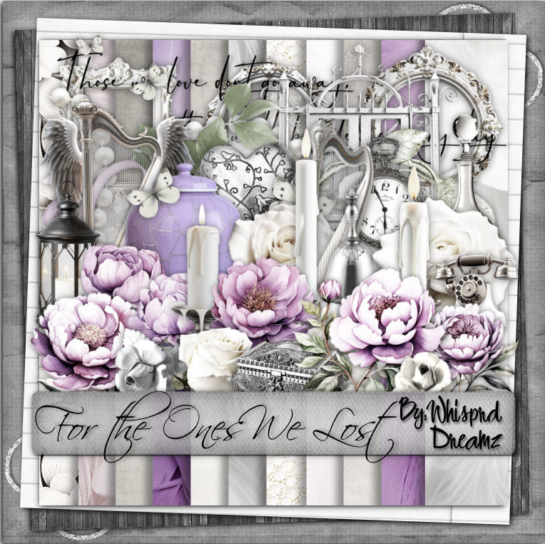 For the ones we lost Angel Scrap Kit