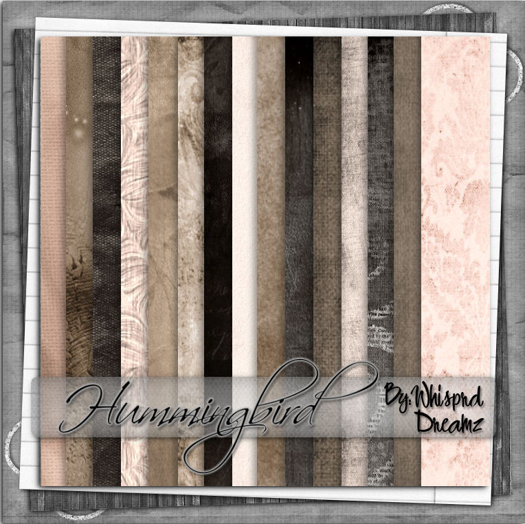 Hummingbird Scrap Kit - ZindyZone