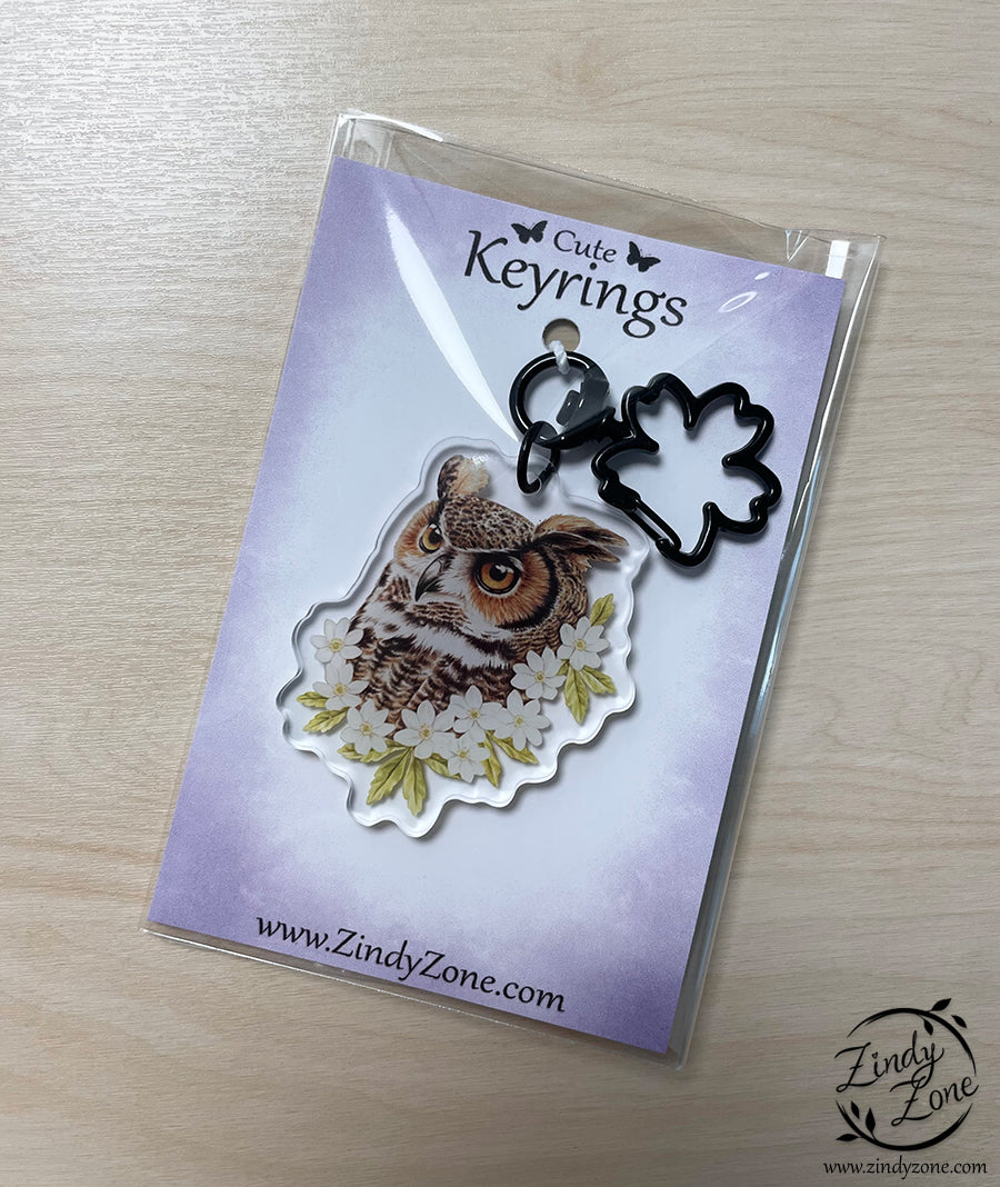 Wise Owl - Forest Animals Keyring