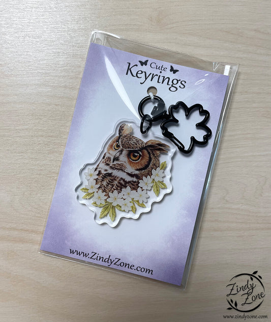 Wise Owl - Forest Animals Keyring
