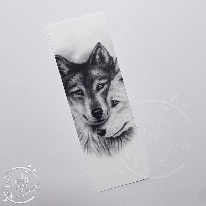 Wolves Soulmates Bookmark
