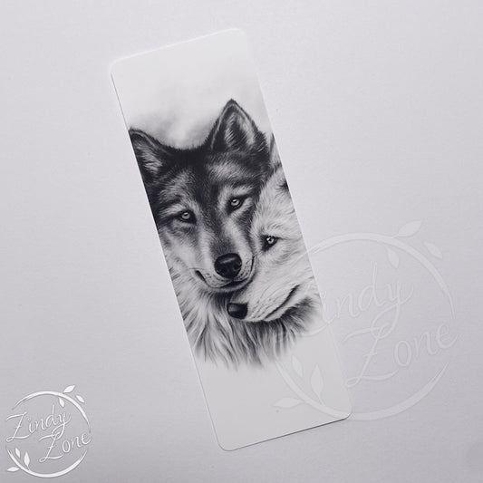 Wolves Soulmates Bookmark